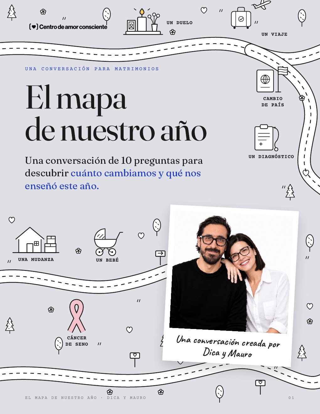 Portada del PDF El mapa de nuestro año: una conversación de 10 preguntas para matrimonios